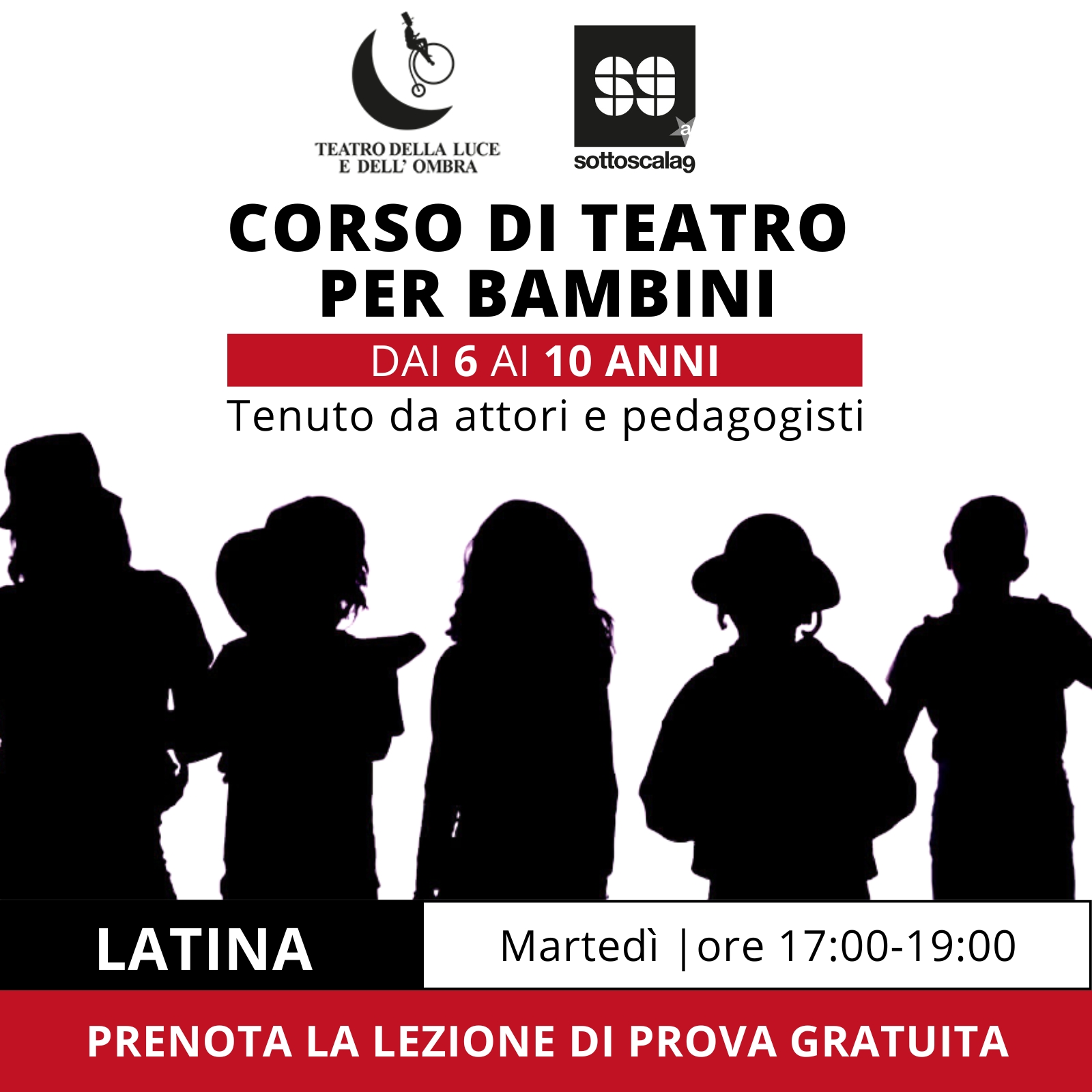 corsi teatro bambini latina